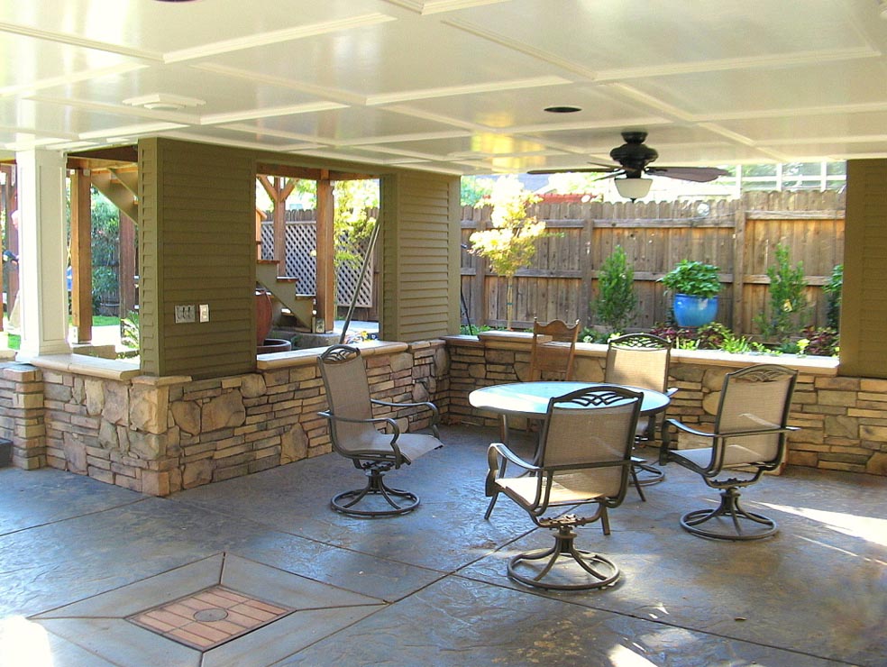 Covered Back Patio Design Ideas