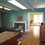 Palo Alto remodel - Original living room refurbished