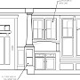 Interior Elevation 1 -  Ranch Style to California Crafstman - Whole House Remodel