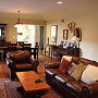 Los Altos Remodel - AFTER: Living and dining room
The dining room is opened to the new kitchen.