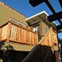 Back stairs to family room