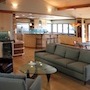 Remodeled Family room, Wet bar, and Kitchen beyond