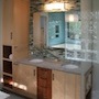 Back master bath vanity