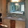 Back master bath vanity