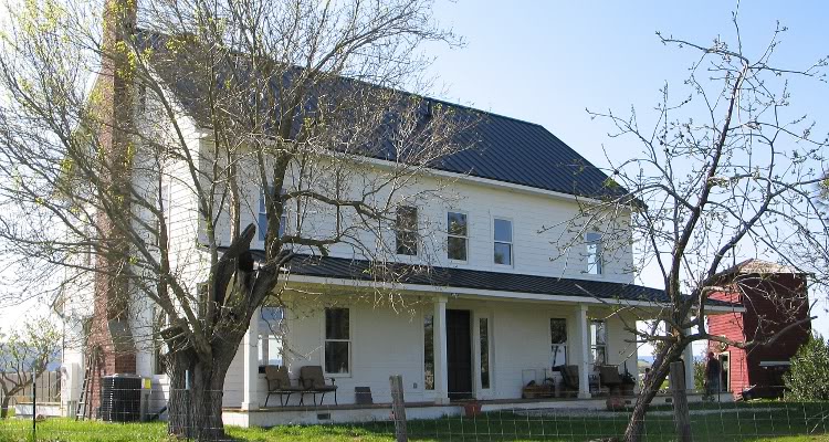 New 'Folk Victorian' farmhouse, Esparto, Ca.